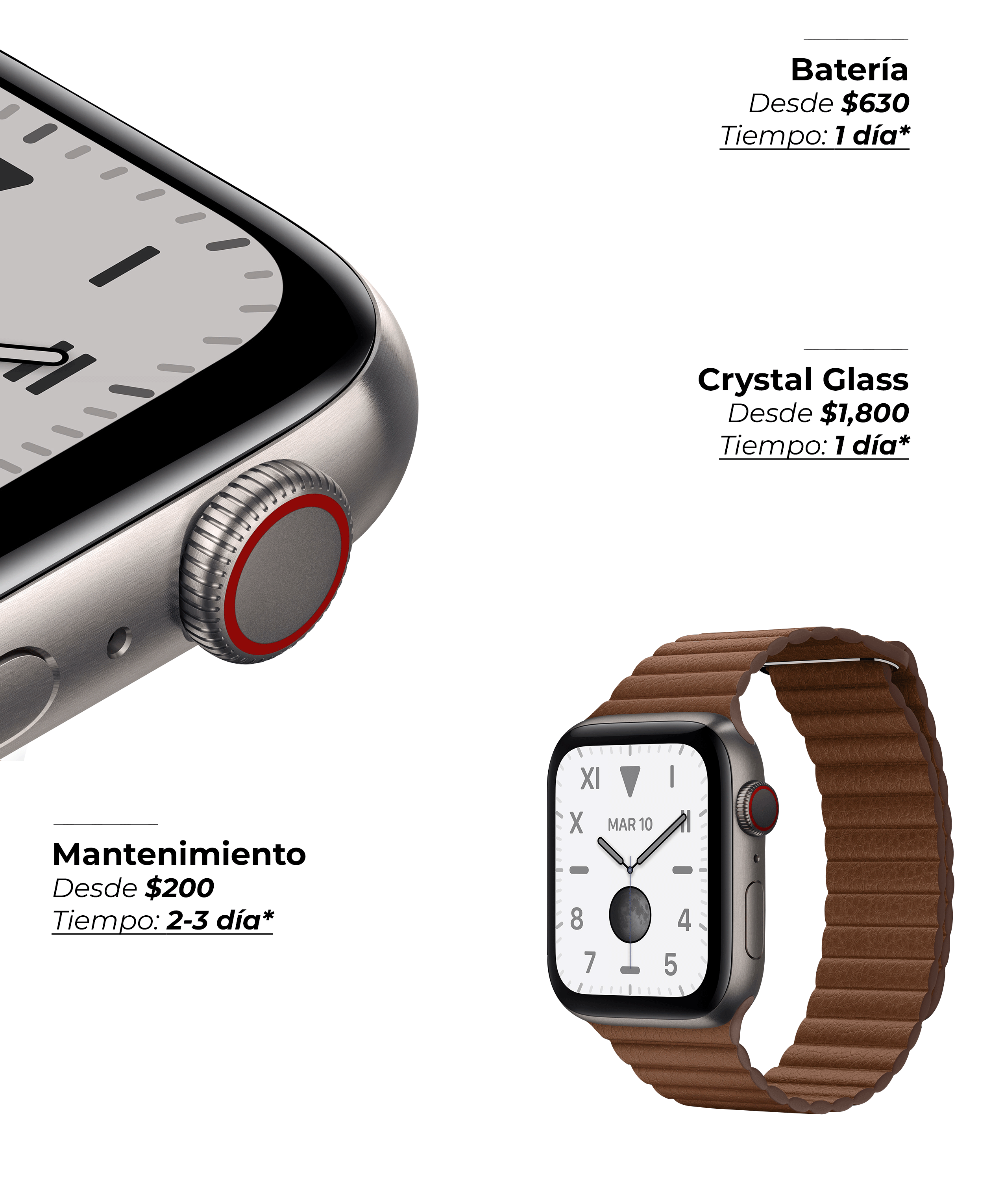 Cambiar bateria apple watch