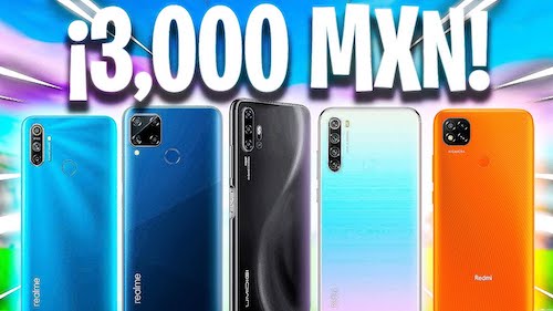 Celulares de 3000 pesos M&eacute;xico 2021
