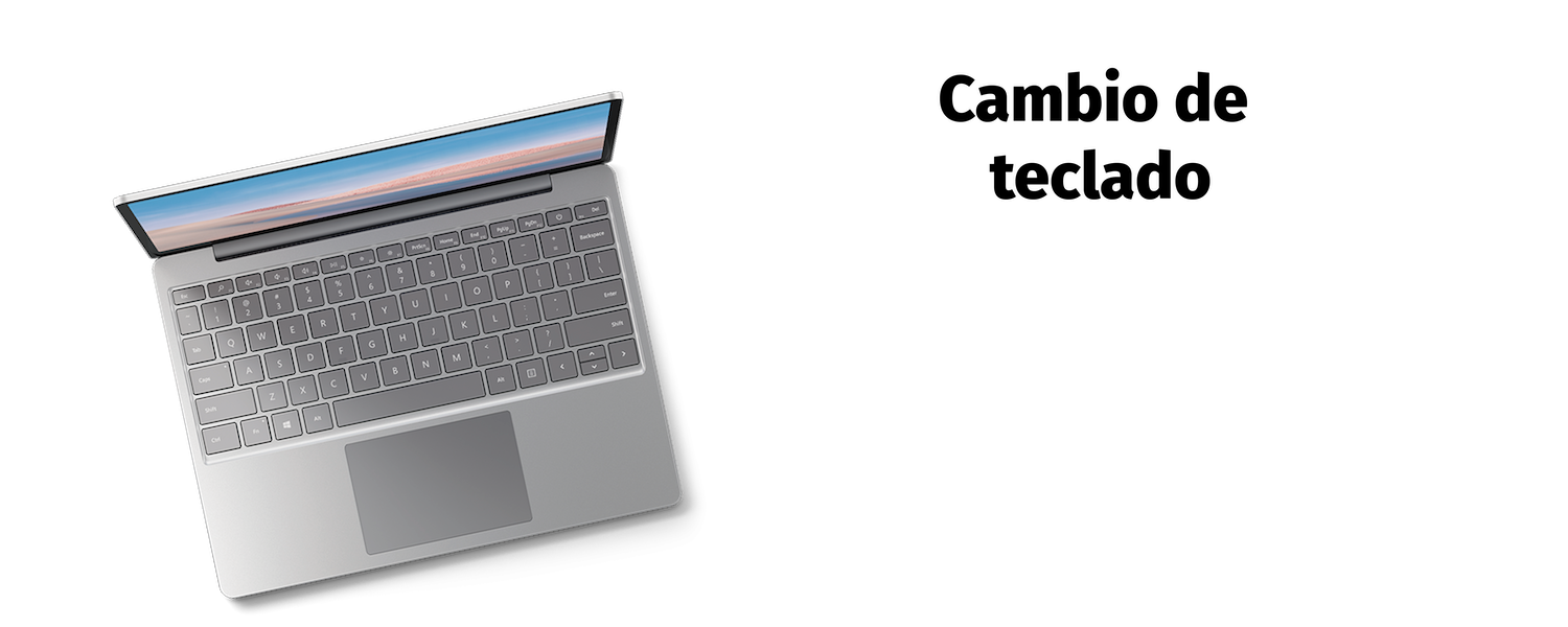 Cambiar teclado laptop